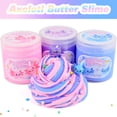 thumbnail image 4 of Slime Kit D'ALBA Axolotl Butter Slime, 100 ml, paquete de 3 unidades con dijes, 4 of 7