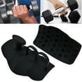 thumbnail image 3 of tasrioml 1 Pair Anti-Slip Workout Grips Men Women Hand Palm Protection Weight Lifting Dumbbell Deadlift Pull-Up Grippers Gym Training Exercise Fingerless Gloves, 3 of 8
