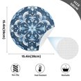 thumbnail image 2 of Ryvnso Winter Bohomia Flower Round Plate Mats Dining Table Placemat Set of 4 for Holiday Decoration, 2 of 7
