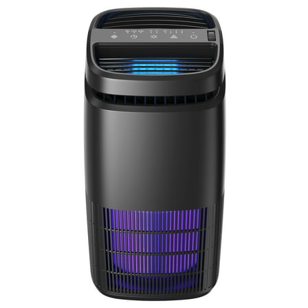 Breezome Air Purifier for Home Large Room,up to 500 Sq ft,UV-C,High-Efficiency Filter,Remove 99.97% Particles such as Pollen Smoke Pet Dander, Air Cleaner for Allergy Asthma