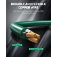 thumbnail image 3 of DEWENWILS 28FT (10'+6'+6'+6') Outdoor Extension Cord for Outside Christmas Lights Decoration, Multi Outlets Extension Cord Splitter 16 AWG SJTW Green, 3 of 5