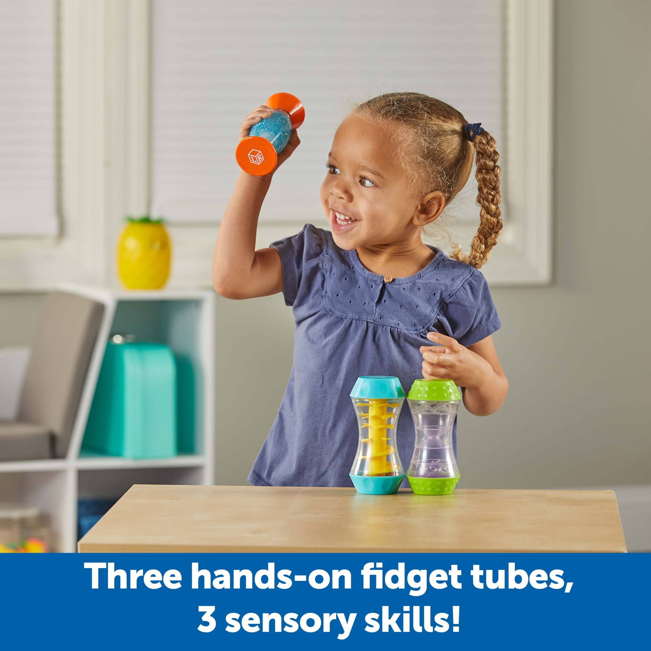 Learning Resources Sensory Trio Fidget Tubes - Tactile Play Tools, Ages 3 +