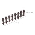 thumbnail image 2 of SKISUNO Miniature Fence 12Pcs Mini Landscape Fence with Synthetic Material for Christmas Decor, 2 of 8