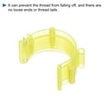 thumbnail image 5 of Uxcell Sewing Bobbin Small Clips Thread Clamps Spools Organizers, Yellow 80 Pack, 5 of 5