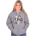 thumbnail image 4 of Retro Betty Boop Texas State Outline Zip Hoodie Sweatshirt Women Brisco Brands S, 4 of 6