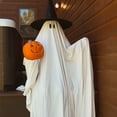 thumbnail image 4 of JoyMoreHome Halloween 71 Inch Ghost Costume, Cute Soft Cosplay Costumes, for Halloween Theme Party, Home Holiday Gathering, Cosplay Party, 4 of 9