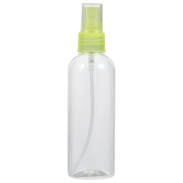 Botella pulverizadora portátil recargable de plástico para perfume y maquillaje, transparente, vacía, atomizadores cosméticos, botellas de PET con bomba, 100 ml (color aleatorio)