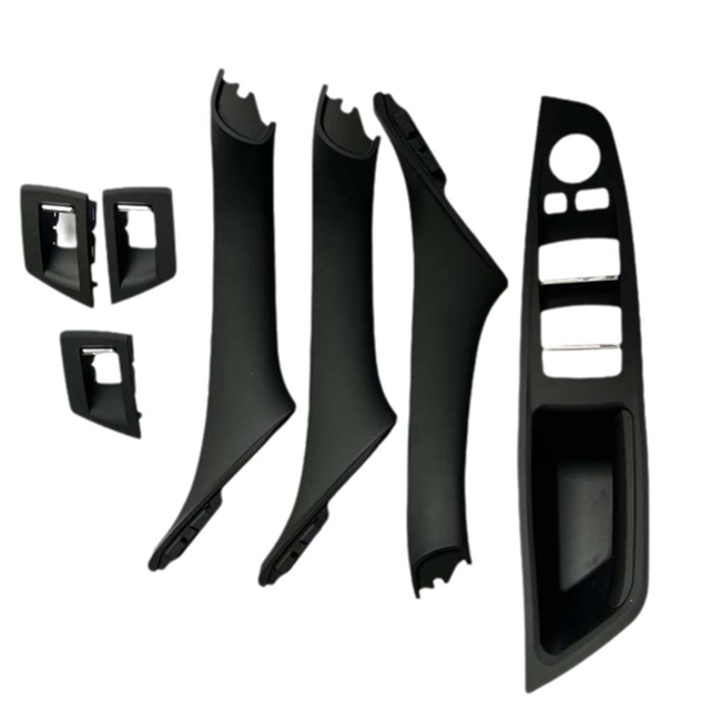 Juego de Tiradores de Manija de Panel de Puerta Interior de Automóvil 51417225873 para Manija de Reposabrazos Interior de para Serie 5 F10 2010-2016