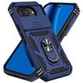 thumbnail image 2 of For Google Pixel 10a 6.3" Slim Fit With Slide Camera Cover & Rotated Ring Kickstand,Shockproof Phone Case,Blue,For Google Pixel 10a, 2 of 9