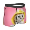 thumbnail image 3 of Kll A Funny Cat Men'S Cotton Boxer Briefs Underwear-Small, 3 of 9
