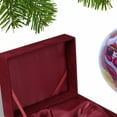thumbnail image 2 of Pink Christmas Flamingos Hand Painted Mouth Blown Glass Ornament, 2 of 4