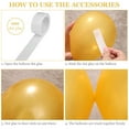 thumbnail image 4 of Partykindom Balloon Garland Kit Decorating Strip Set Include 1 Roll Balloon Tape Strips 1 Roll Balloon Glue 1pc Inflator 1 Roll Ribbon 100pcs Balloons for Birthday Wedding Party Decorations, 4 of 5