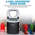 thumbnail image 3 of Ice Maker Deco Compact Countertop 12kg Black 24h, 3 of 7