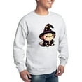 thumbnail image 4 of CafePress - Axolotl Wizard Fantasy Pet - Crew Neck Sweatshirt, 4 of 5