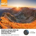 thumbnail image 2 of Filtro de lente variable ND2-32 K&F CONCEPT de 49 mm para cámara, 2 of 8