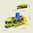 thumbnail image 4 of Storage Car Storage School Bag Storage Car Dinosaur Animal Car Deformation, 4 of 5