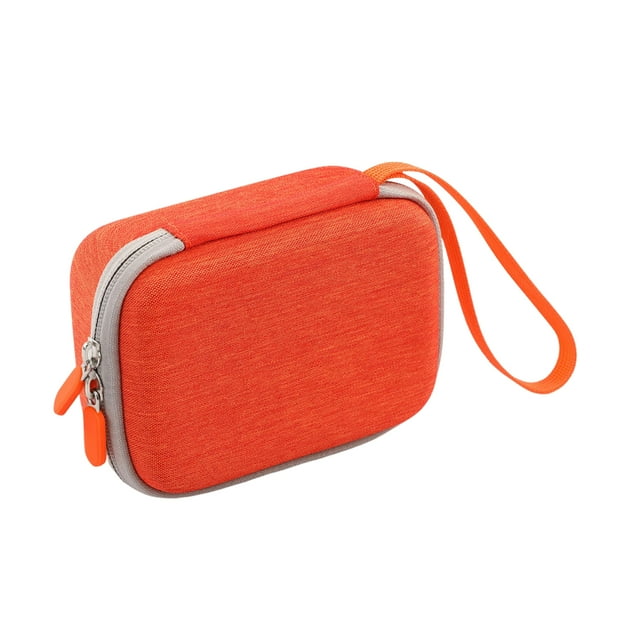 Langgg Étui de Protection pour Lecteur Écouteurs Haut-Parleur Intelligent Rangement Portable Compatible Intelligent Sac Intelligent Orange P
