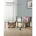 thumbnail image 3 of 18 Stackable Plastic Shoe Organizer,Multifunctional Shoe Box, Shoe Storage Boxes, 3 of 9