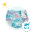 thumbnail image 5 of i play. Baby and Infant Boys and Girls Snap Reusable Absorbent Solid Color Cloth Swim Diaper Light Pink 18 Months, 5 of 7