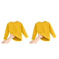 thumbnail image 2 of Minnieouse Ropa interior térmica para niños, parte gruesa, ropa de dormir, camisetas elásticas cálidas, manga larga, transpirable, agradable a Type3 NO3, 2 of 6