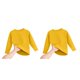 thumbnail image 2 of Minnieouse Ropa interior térmica para niños, parte gruesa, ropa de dormir, camisetas elásticas cálidas, manga larga, transpirable, agradable a Type3 NO3, 2 of 6