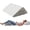 White, variant on Maphissus 8 in Memory Foam Knee Pillow - Removable Cover, Triangle Wedge Pillow for Knee Support,Leg Elevation