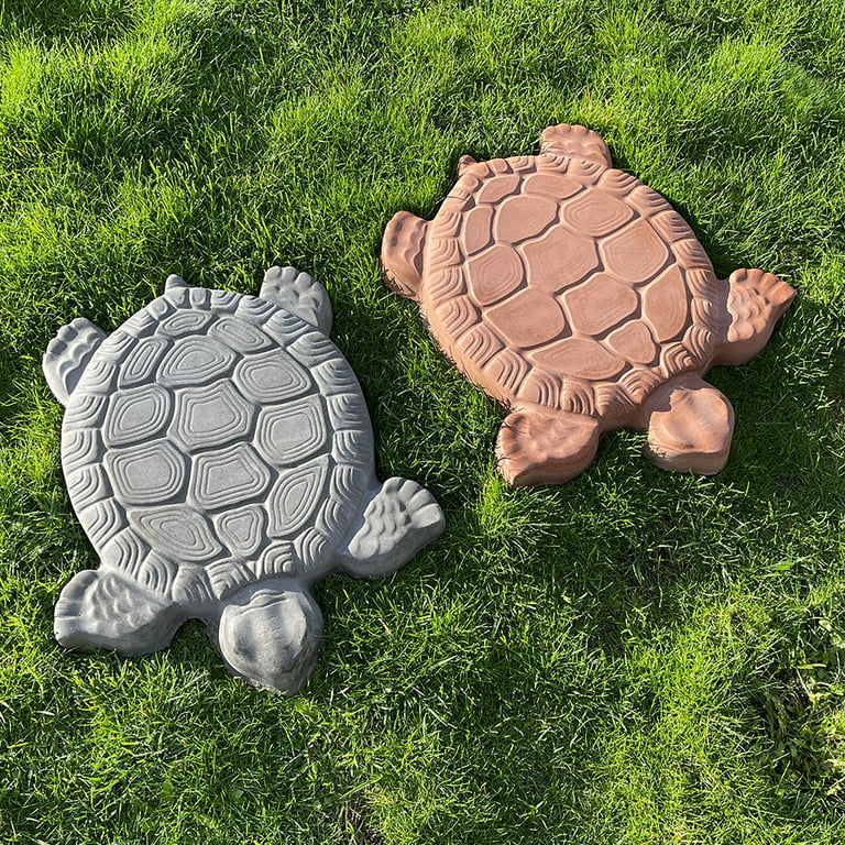 MADE in USA Turtle Stepping Stone Mold, Concrete Cement Mold, Stepping  Stones for Garden Walkway, DIY Walkway Stepping Stones, Turtle Statue for  Garden, Turtle Garden Decor Mold, Regular, Made in USA 
