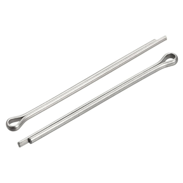 Unique Bargains Split Cotter Pin, 2x40mm Stainless Steel Clip Fastener Fitting Silver 90Pack