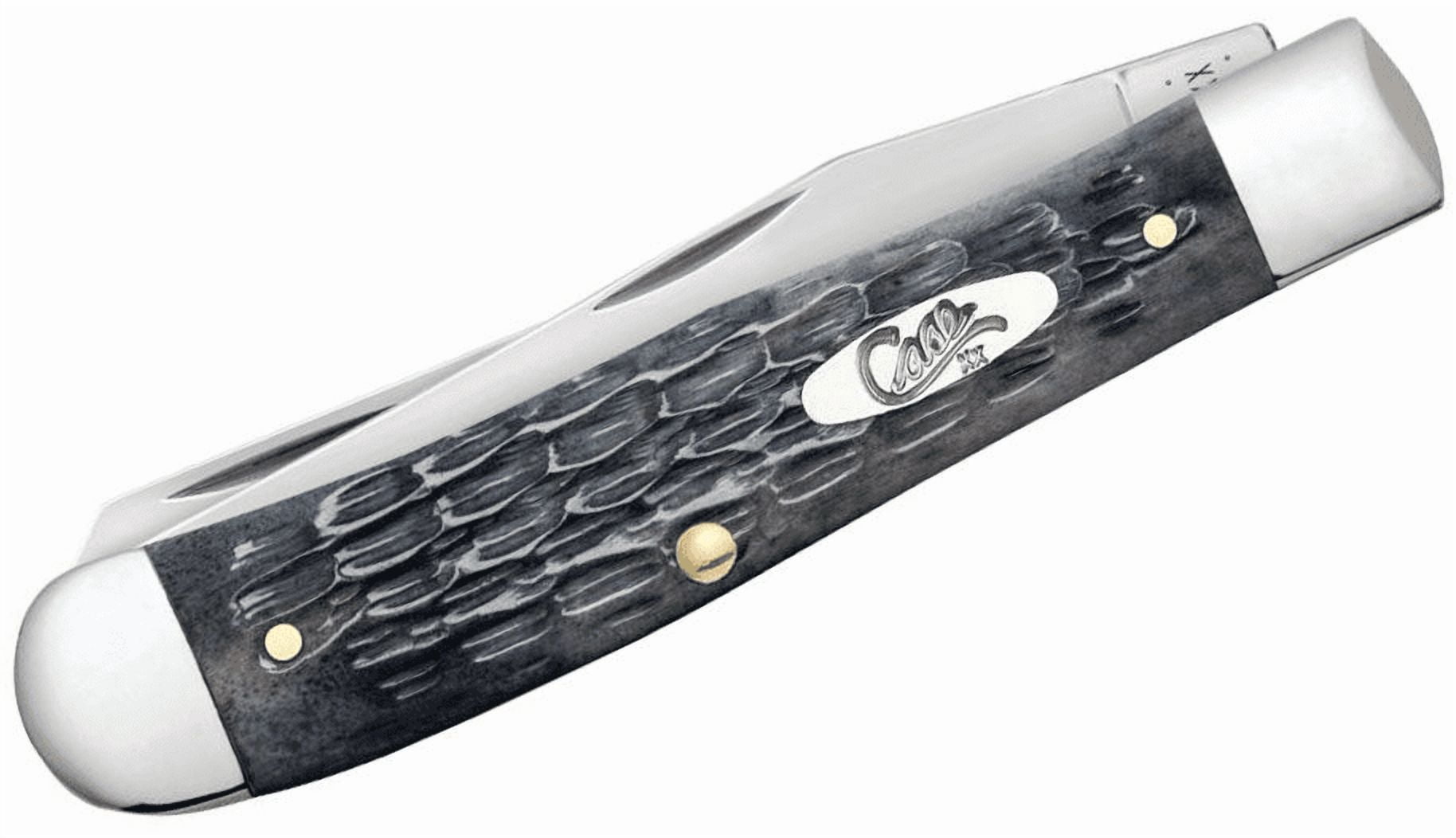 Case Trapper Crandall Gray Bone - Acc Knives  - 58410