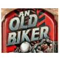 thumbnail image 2 of Old Biker Lives Here Metal Thermometer, 2 of 5