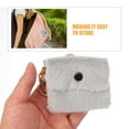 thumbnail image 3 of DEEPCRAFF 4Pcs Coin Purse With Furry Design For Women Keychain And Small Items Storage, 3 of 8