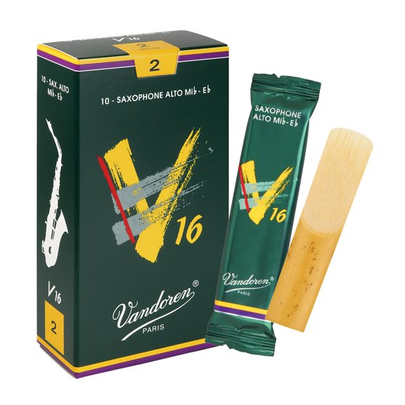 Cañas para saxofón alto Vandoren V16 Strength 2 (caja de 10)