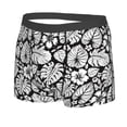 thumbnail image 5 of Goofa Tropical Leaves Printed Men's Boxer Briefs Underwear, Moisture-Wicking Underwear, Trunk,Soft and Breathable Cotton Underwear-Small, 5 of 9