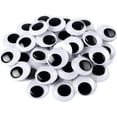thumbnail image 1 of 200 piezas ojos saltones autoadhesivos JM en blanco y negro para decoración artesanal DIY, 1 of 5