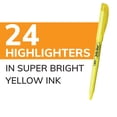thumbnail image 2 of Iluminador BIC Brite Liner con punta de cincel amarillo x24, 2 of 7