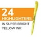 thumbnail image 2 of Iluminador BIC Brite Liner con punta de cincel amarillo x24, 2 of 7