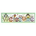 thumbnail image 1 of stitch Stitch Preprinted Embroidery Embroidery Picture Embroidery Pattern Owls Mural Motif with Thread - 73 *22 x 22 cm, 1 of 8