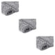 thumbnail image 1 of Ounissouiy Alfombrilla lavable a máquina con alta capacidad de absorción Exquisita chenilla hecha a mano Baño seguro Gris claro 24 * 36 Type1 NO1, 1 of 6