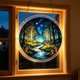 thumbnail image 4 of Acrylic Puzzle Pendant Sunshade Window Hanging Plates, 4 of 6