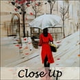 thumbnail image 6 of Paris Decor Canvas Prints Paris Street Painting Eiffel Tower Oil Painting Romantic Couple Walking in Rain New York Wall Art for Living Room Decoration, 6 of 6