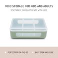 thumbnail image 5 of Melii Snackle Box for Toddler & Kids, 3-Compartment Snack Container, 5.9 oz (175 ml) Each, Sage, 5 of 5