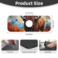 thumbnail image 2 of Pofeuu Oil Painting Style Iceberg Yak Print Splash Guard for Sink Faucet Sink Gadgets-Splash Guard Behind Faucet Drip Catcher for Kitchen, Bathroom,Sink Mat, 2 of 7