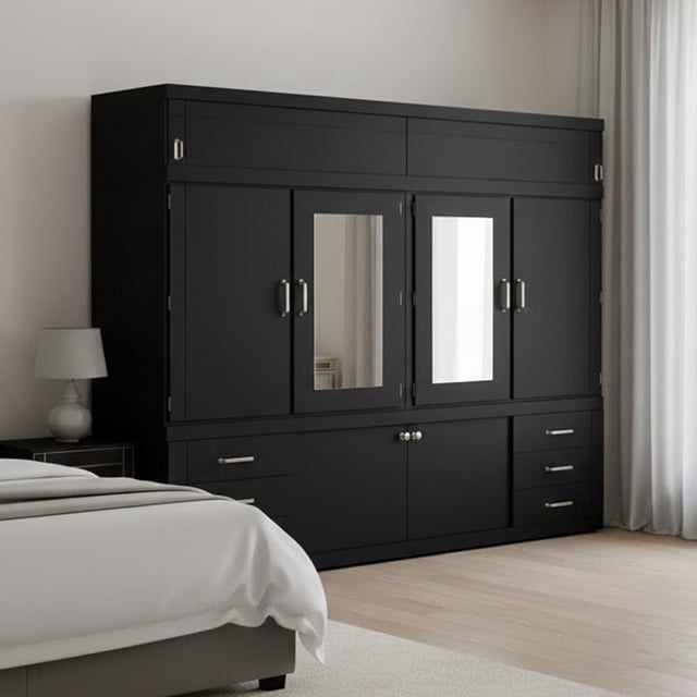 Ropero Armario Mueble Guardarropa Closet Chocolate Dafne Reinicia 21 Muebles