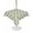 Green, variant on Outdoor Tablecloth with Umbrella Hole for Patio/Picnic/Party/Camping, Red Morocco Waterproof Table Cloth Square Cover Washable, Geometric Moroccan National Abstract Art (54"x 54")