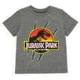 thumbnail image 3 of Jurassic World Jurassic Park T-Rex T-Shirt and French TerryShorts Outfit Set Logo Toddler to Big Kid, 3 of 5