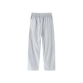 thumbnail image 4 of Aimik Men's Textured Straight Pants Pleated Loose Fit Drawstring Trousers Lightweight Soft Streetwear Bottoms for Daily Commute, 4 of 6