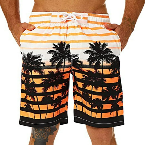 Pantalones cortos casuales de verano para hombre, pantalones capri de moda para hombre, pantalones de playa para hombre