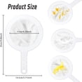 thumbnail image 5 of Dosaele 3 Pieces Ultra-Fine Nylon Mesh Strainer, Food Yogurt Mesh, Plastic Sieve Fine Mesh Colander with Handle for Filtering Juice Milk Soy Coffee Honey Wine Yogurt (100/200/400Mesh), 5 of 7