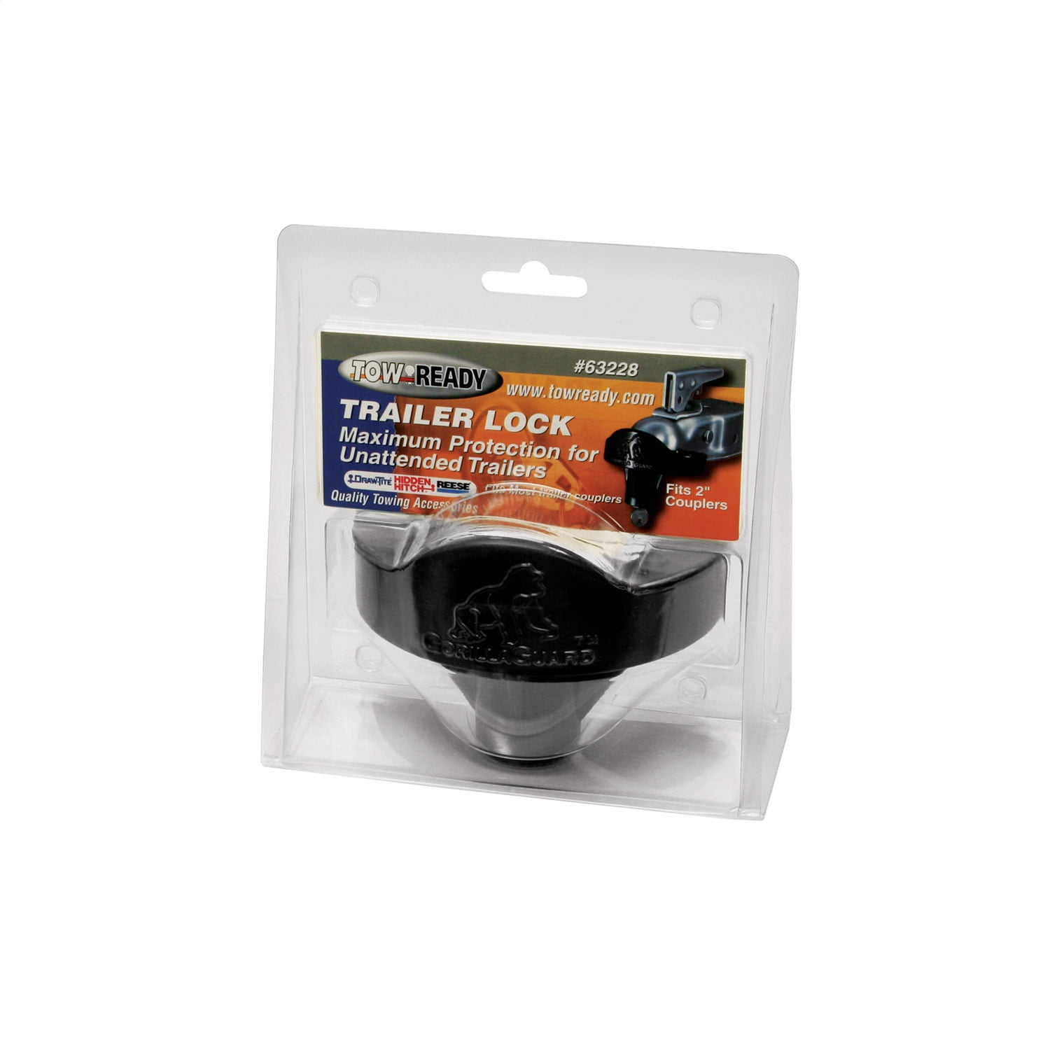 63228 Gorilla Guard Coupler Lock for 2 Couplers Tow Ready 63228 Gorilla Guard Coupler Lock for 2 Couplers Tow Ready