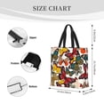 thumbnail image 3 of Fotbe Retro Floral Butterfly Bolsa Tote con Estampado para Mujer, Bolsos con Cremallera, Bolsa de Hombro Casual de Gran Capacidad con Bolsillos Internos, 3 of 7
